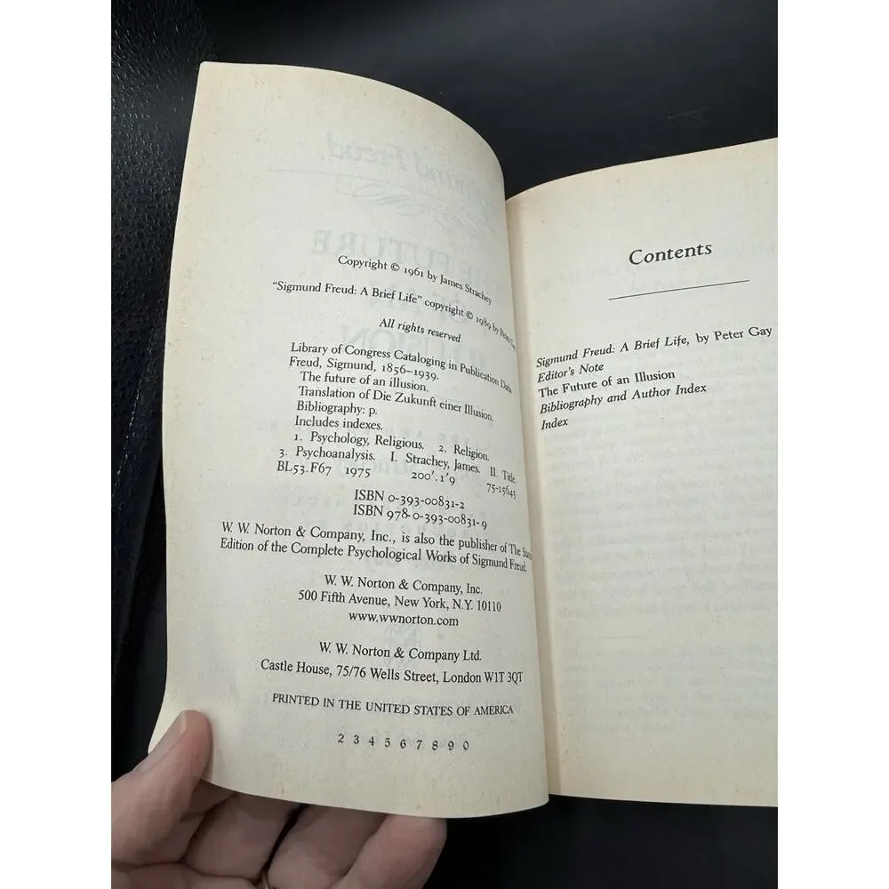 Complete Psychological Works of Sigmund Freud Ser.: The Future of an Illusion